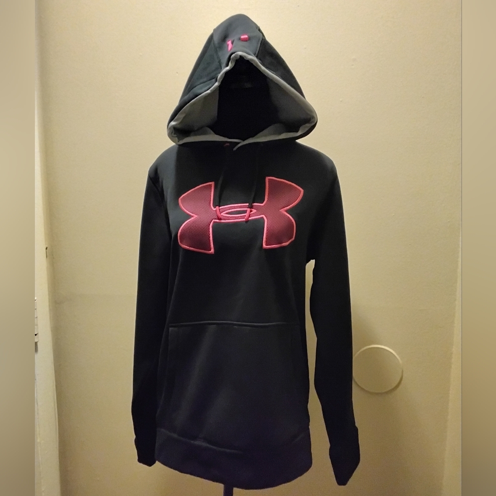 UNDER ARMOUR WOMENS BIG LOGO APPLIQUE HOODIE